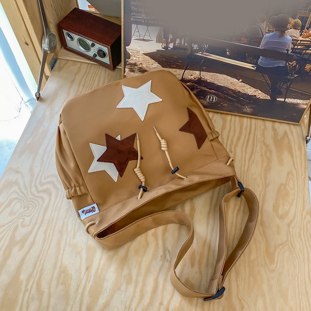Bolso cruzado con cordón para mujer, bolso de mano bonito, bolso de viaje para estudiantes de gran capacidad