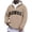 Khaki, variant on Hawaii Quarter Zip Pullover Men Long Sleeve Graphic Hooded Sweatshirt Mens Hoodie Fashion Streetwear