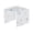 WhiteB, variant on Home Textile Storage for Kitchen and Refrigerator—Hanging Water-Proof Cover Range Organizers for Home Kitchen & Housekeeping Space-Saving Storage Solution, 51.2×21.2 inch, WhiteB