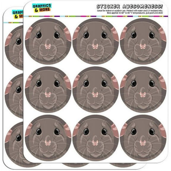 Rat Pet Mouse Rodent 18 2" Planner Calendar Scrapbooking Crafting Stickers