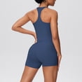thumbnail image 6 of Workout Sets for Women Spaghetti Strap Racerback Tank Tops and High Waist Shorts 2 Piece Gym Yoga Running Sets Tracksuit, 6 of 6