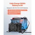 thumbnail image 2 of VEVOR Chargeur de Batterie Lithium 48V 18A 58.4V AC-DC LiFePO4 Chargeur Intelligent pour RV, 2 of 9