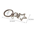 thumbnail image 4 of Juego de tres piezas de llavero con hebilla de estrella y pegamento en forma de gota, accesorios de yak con forma especial, 4 of 6