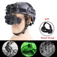 thumbnail image 3 of NVG10 Helmet Night Vision Goggle 1920x1080p Green Tactical Head Night Vision Monocular IP66 Night Vision Device, 3 of 7