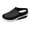 A Black, variant on Slippers For Women Breathable Walking Shoes Closed Toe Beach Shoes Lightweight Cushion Footwear Indoor Outdoor Shoes Black 37