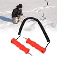 thumbnail image 1 of Ice Awls, Anti Slip Ice Pick Handheld Ergonomic Orangered  for Ice Skating, 1 of 7