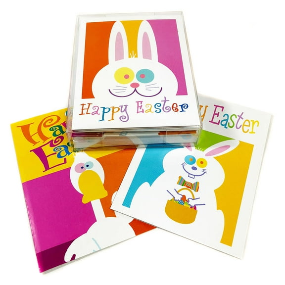 Assortment of Easter Cards - 15 Blank Easter Cards - Boxed Set - USA Made