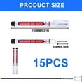 thumbnail image 6 of 15 Pcs Deep Reach Markers Long Nose Marker Waterproof Deep Hole Marker Carpenter Ink Marker , 3 Colors, 6 of 7