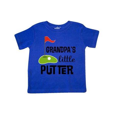 

Inktastic Golfing Grandpa Little Putter Gift Toddler Boy or Toddler Girl T-Shirt