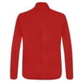 thumbnail image 6 of Blazers for Women Business Casual Cropped Blazer Jackets Dressy Open Front Cardigans Long Sleeve Notch Outerwear, Red (3X-Large), 6 of 7