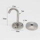 thumbnail image 5 of Gancho de Techo de Acero Inoxidable de 10 Piezas Base Redonda Montaje Superior Gancho de Pared Superior, 5 of 8