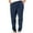 Navy, variant on Diufon Men's Straight Leg Pants Cotton Linen Drawstring Waist Baggy Casual Versatile Trousers with Pockets