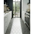 thumbnail image 3 of Unique Loom Comfort Mat Collection - Trellis (2'  x 3' Rectangle White Gray), 3 of 6