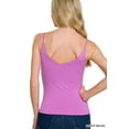 thumbnail image 5 of Zenana Women's & Juniors Double Layered Spahgetti Strap V-Neck Cami Tank Top, 5 of 5