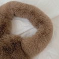 thumbnail image 3 of Bolso de mano peludo para mujer, Bolso de citas diario con forma de corazón suave, lindo, a la moda para chicas, 3 of 6