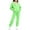 Mint Green, variant on Xdegoge Boys Girls Sweastuits Sets Long Sleeve Zip Up Hoodies Elastic Waisted Joggers with Pockets Solid Color Casual Loose Athletic Trendy 2 Piece Outfits, 5-13 Years