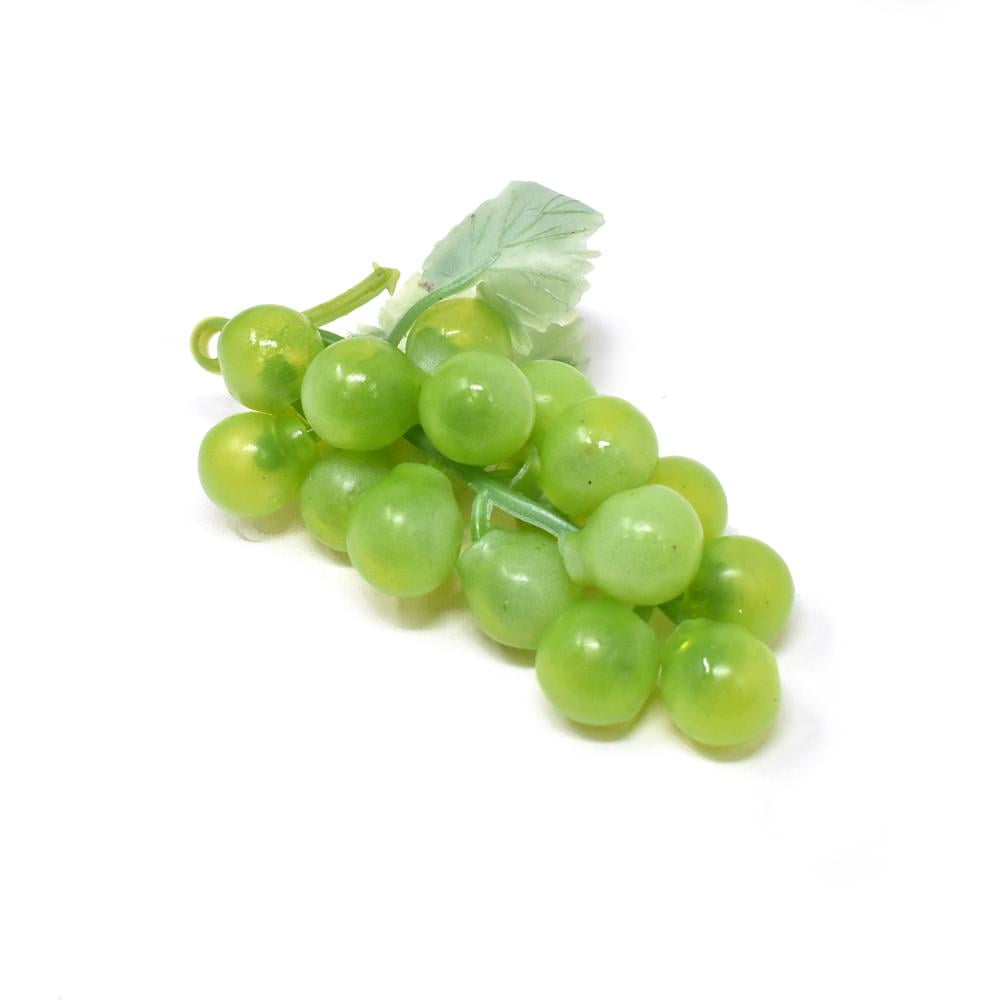 Artificial Grapes Bunch, Green, 3Inch, 12Piece