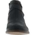 thumbnail image 5 of Clarks Womens Camzin Dime Leather Block Heel Ankle Boots, 5 of 5