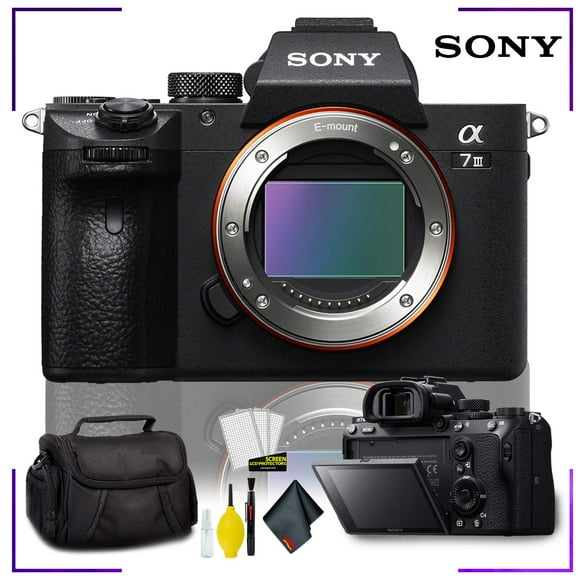 Sony Alpha a7 III Mirrorless Digital Camera with Camera Case