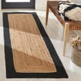 thumbnail image 2 of SAFAVIEH Natural Fiber Delroy Bordered Runner Rug, Natural/Black, 2'3" x 6', 2 of 8