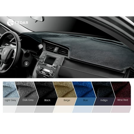 Fits 2007-2013 Toyota Tundra/08-14 Sequoia Dashboard Mat Pad Dash Cover-Black