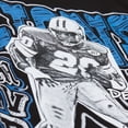 thumbnail image 2 of Men's Mitchell & Ness Barry Sanders Black Detroit Lions Chalked Up Player Graphic T-Shirt, 2 of 3