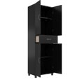 Systembuild Evolution Lory Storage with Drawer, Black