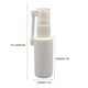 thumbnail image 4 of Monstrate Pack of 2 Nasal Sprayer Refillable Bottles Spray Portable Rotatable Degrees Dust-proof Travel with Outdoor 360 Lid Packaging Type3, 4 of 6