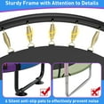 thumbnail image 2 of CITYLE 500LBS Trampoline for Toddlers 4.5FT 54'' Indoor Mini Trampoline for Kids with Enclosure, Basketball Hoop, Swing, Adjustable Bar, Small Toddler Trampoline Gifts for Boys & Girls, 2 of 8