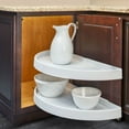 thumbnail image 2 of Rev-A-Shelf 6882-33-11-570 33" Half Moon 2-Tier Blind Cabinet Lazy Susan, 2 of 12