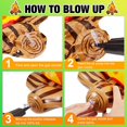 thumbnail image 4 of 2 Pieces 18 Inch Inflatable Campfire Camping Props, Bonfire Party Decor, Campfire Party Decorations, Artificial Flame Campfire Torch for Indoor Camping Overnight and Scene Setting, 4 of 7