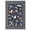 Blue, variant on FairOnly Cats & Flowers Printed Brown 2'x6' Runner Rug Ultra Thin Washable Pet Friendly Non Slip Rug for Kitchen Bedroom Bathroom