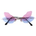 thumbnail image 1 of EeaseMX 1 pieza de gafas con alas de libélula, gafas de fiesta, gafas de fotos, accesorios para vacaciones, 1 of 8