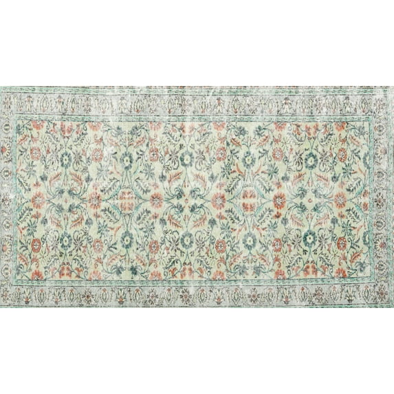 Ahgly Company Indoor Rectangle Traditional Gunmetal Gray Persian Area Rugs, 2' x 3'