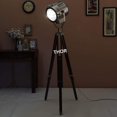 thumbnail image 4 of Hollywood Marine Nautical Spotlight Floor Lamp Tripod Home Decor Silver, 4 of 4