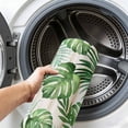 thumbnail image 6 of Area Rugs 3'x5', Summer Botanical Carpet Runner Indoor Outdoor Rugs Home Decor Aesthetic, Green Monstera Palm Leaves Wood Beige Non Slip Mats Washable Accent Rug for Living Room Bedroom, 6 of 8