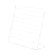 thumbnail image 3 of Organizador de pendientes con 120 agujeros y soporte en forma de L Blanco, 3 of 9
