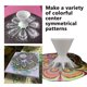 thumbnail image 4 of Vaso acrílico para verter con 7 patas de embudo para arte floral - Mini vaso medidor para técnicas de pintura fluida caseras, 4 of 7