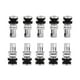 thumbnail image 1 of 10Pcs Metal Valve Stems Tyre Valve Short Stems for ATV Motorcycle Truck, 1 of 5