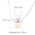 thumbnail image 4 of CIMAXIC easter 1 Set Easter Party Bunny Shape String Light Hanging Lamp Decor (No Battery),86.61"X0.79"X0.39", 4 of 5