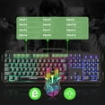 thumbnail image 3 of Ankereame Wired Gaming Keyboard and Mouse Combo, RGB Backlit, Mechanical Feel, 104 Key Full Size, with Phone Holder, Spill-Resistant, Optical Mouse for PC Gaming & Office, 3 of 8
