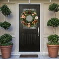 thumbnail image 5 of 14 Inch Christmas Wreath with Pinecones & Berries - Realistic Artificial Greenery Wreath for Front Door, Wall, Window - Indoor/Outdoor Holiday Decor for Home, Office, Porch, 5 of 6
