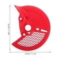 thumbnail image 2 of WHAMVOX Protector De Rotor De Rojo Para Motocicleta Con Estilizado Y Material Resistente, 2 of 6