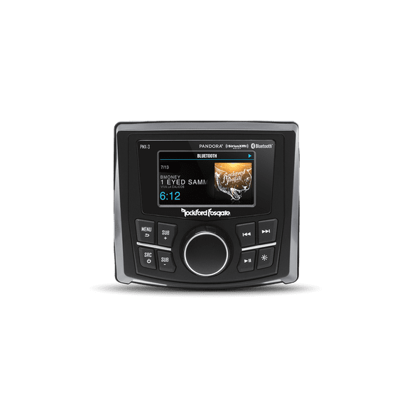 Autoestéreo Marino Rockford Fosgate PMX-3 para Barcos y Motosports Pandora Bluetooth