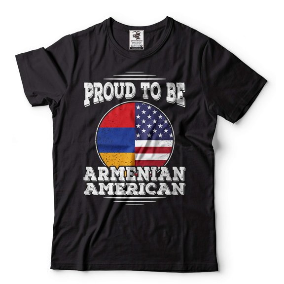 Proud To Be Armenian American Shirt Armenian Patriotic Shirt USA Armenia Tshirt Armenia Flag Tee
