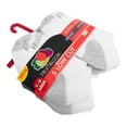 thumbnail image 3 of Set de Tines Fruit of the loom Para Niño Afelpado Anatómico Blanco 5 Pares Talla G, 3 of 4