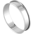 thumbnail image 5 of 20 PCS 4 Inch Silver Crumpet Rings, Round Stainless Steel Baking Rings, Double Rolled Tart English Muffin Rings for Pancake Cookie Baking, 5 of 6