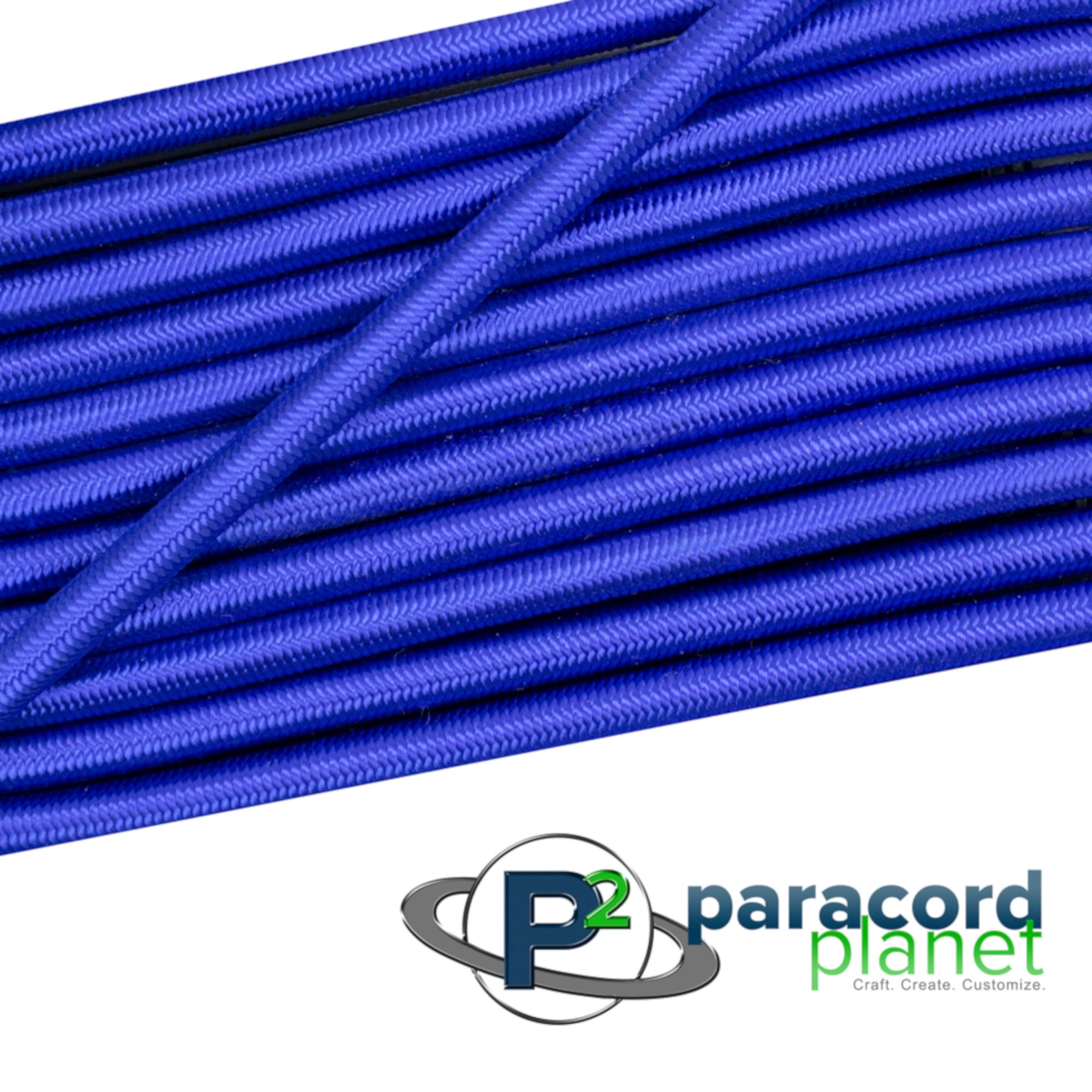 Paracord Planet 1/4 Inch Elastic Bungee Shock Cord - 10, 25, 50, 100 and 1000 Foot Lengths - Various Colors