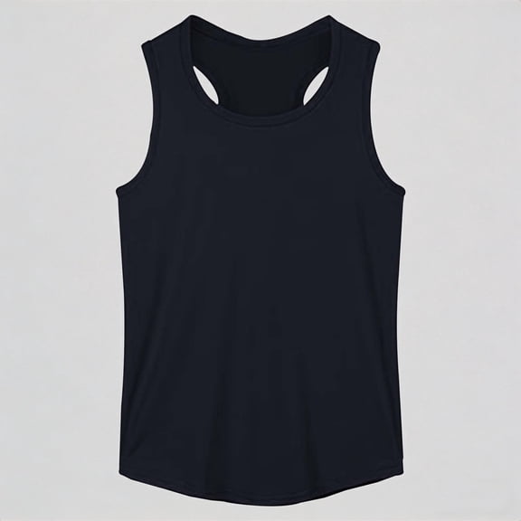 Krdevn Girls Tank Tops for Summer Comfort Stretchy Sleeveless Casual Wear Soft Blend Breathable Loose Fit for Daily Outdoor Activities,1-2 Years
