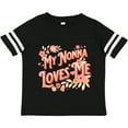 thumbnail image 3 of Inktastic Nonna Loves Me Granddaughter Flowers Girls Toddler T-Shirt, 3 of 5
